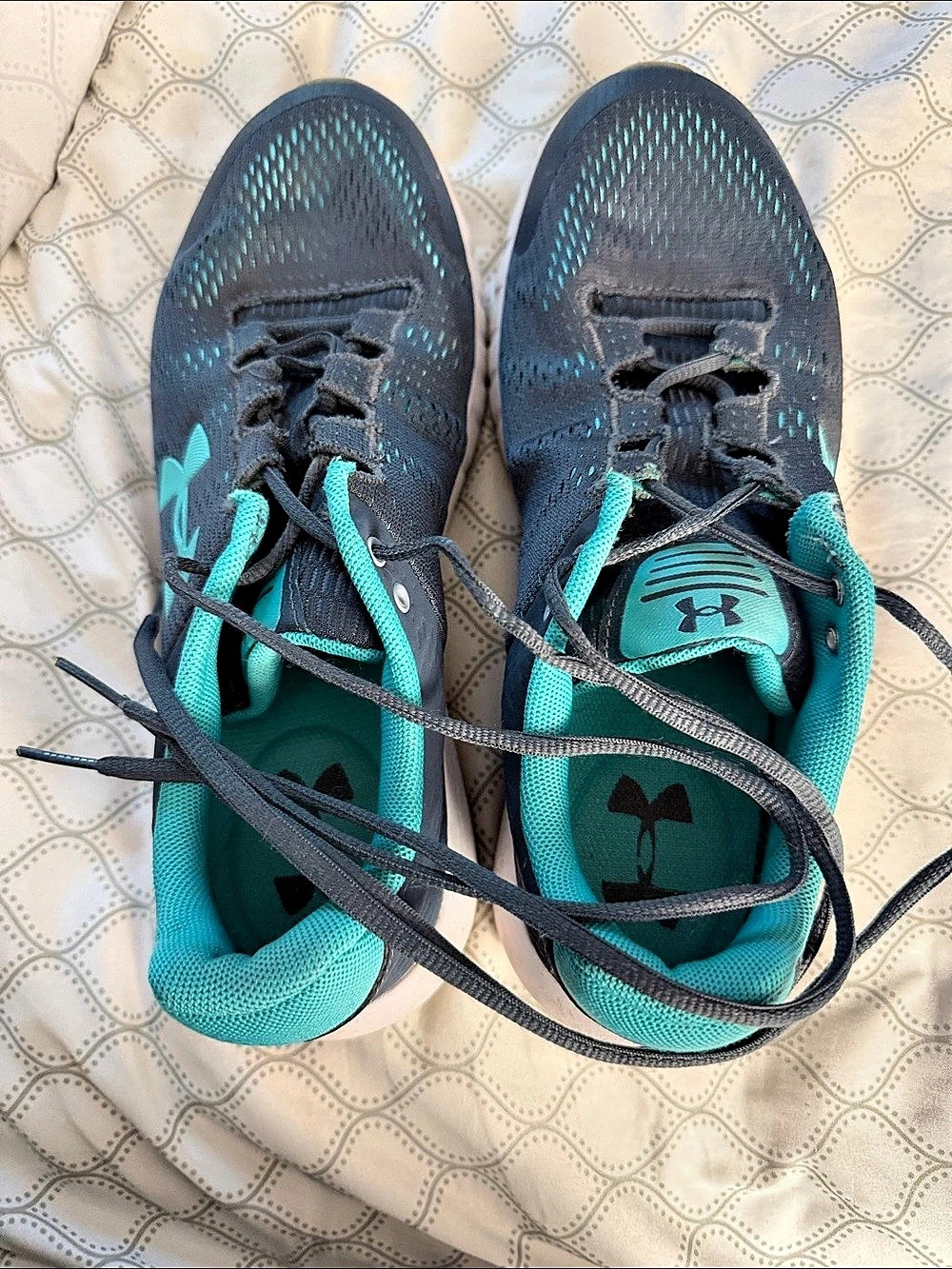 Under Armour HOVR Phantom 3 SE Neo Turquoise Athletic Sneakers Blue & Green